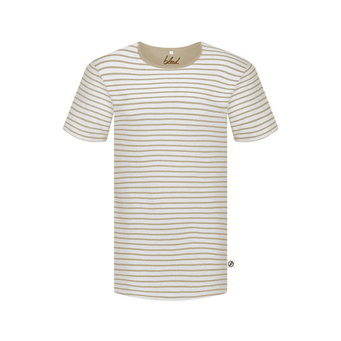 Striped Linen Tシャツ